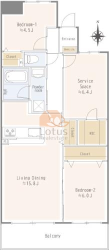 マイキャッスル大泉学園406間取図