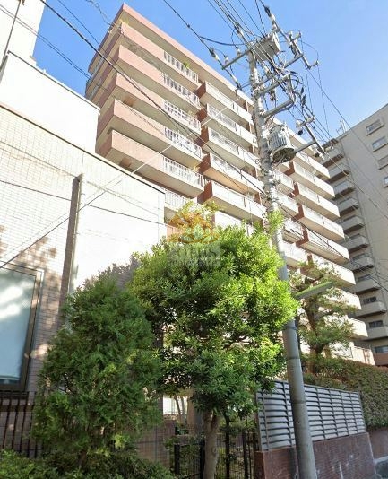 マンション島津山外観３｜マンション島津山は昭和54年築、13階建のマンションです。