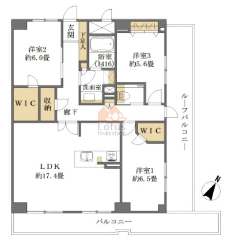 藤和シティホームズ荻窪駅前905間取図