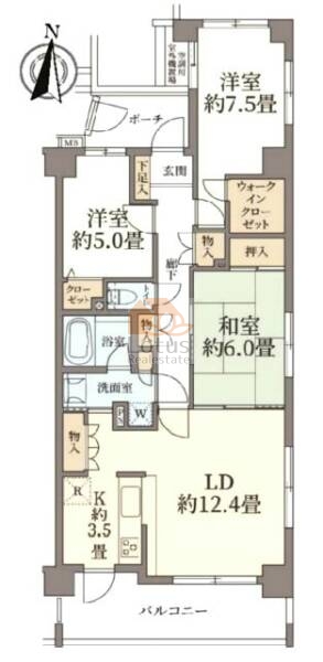 ソルフィエスタイーファ403間取図