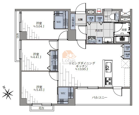 パークハイム駒沢307間取図