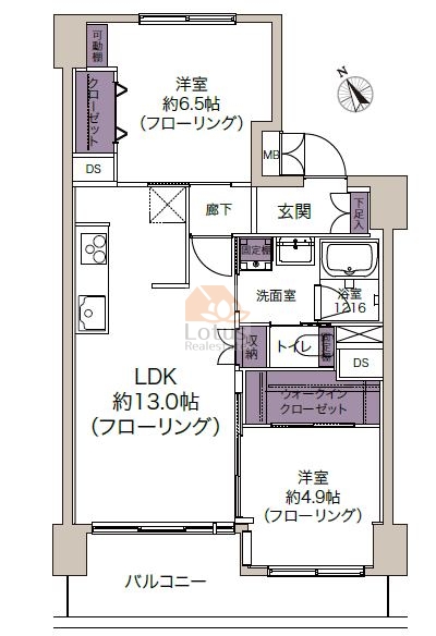 日生野沢マンション602間取図