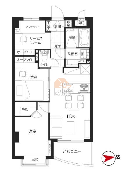 サンライズ荻窪103間取図