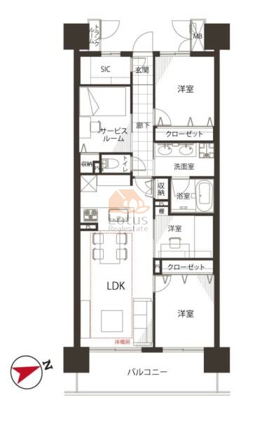 東京ナイル1014間取図