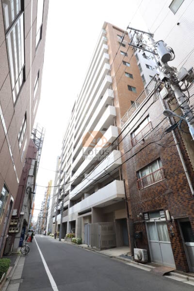 アスコットパーク新御徒町ソレイユ外観2｜南側は春日通りの反対側で静かです。