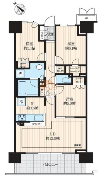 サングランデ千住曙町503間取図