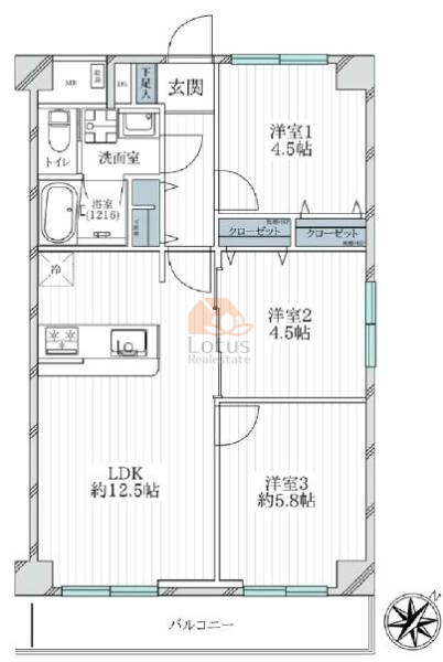 エクセレンス町屋駅前806間取図