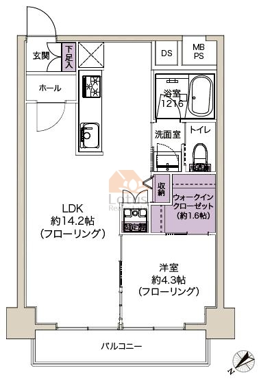 トーア早稲田マンション302間取図