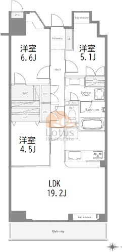 東京ビューマークス408間取図