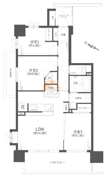 グランシティユーロパークス新小岩601間取図