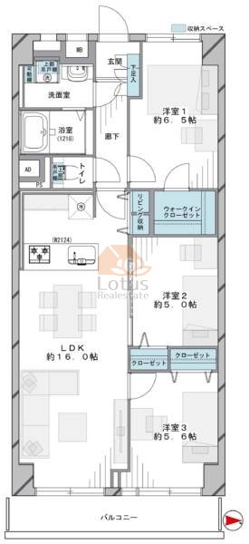 イトーピア東大島マンション434間取図