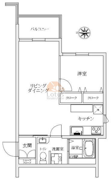 四ツ谷ユニハイツ203間取図