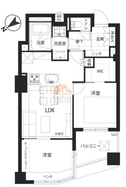 ラマーレ白金211間取図