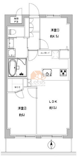 トーア立石マンション605間取図