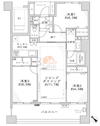 プラウド石神井公園503間取図