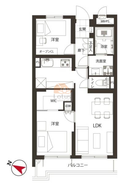 メイゾン小竹向原208間取図