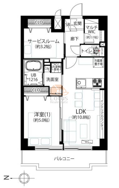 日暮里ダイヤモンドマンション604間取図