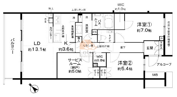 桜プレイス817間取図