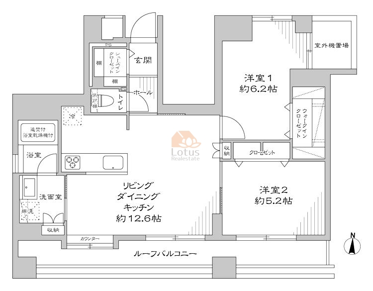 ライオンズマンション亀戸駅前公園1001間取図