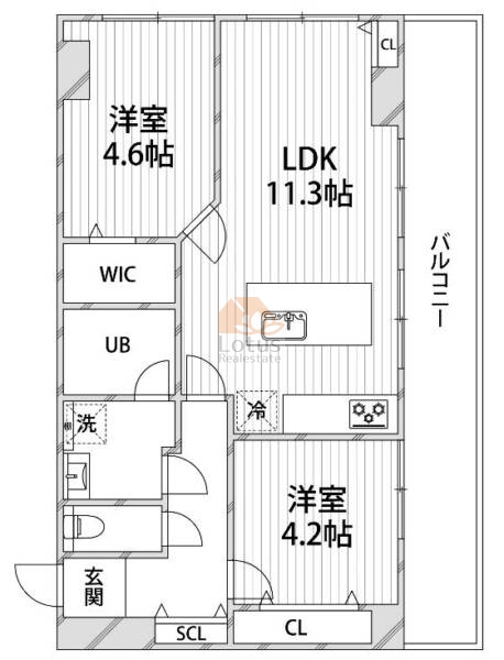 ハイシティ本郷303間取図