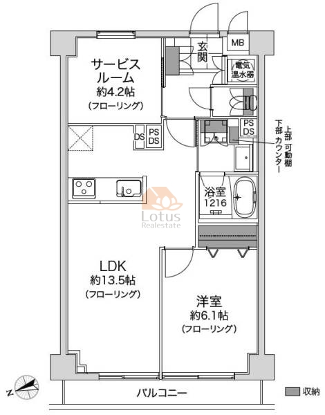 ライオンズマンション神楽坂第3302間取図