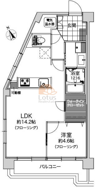 グリーンキャピタル神楽坂306間取図