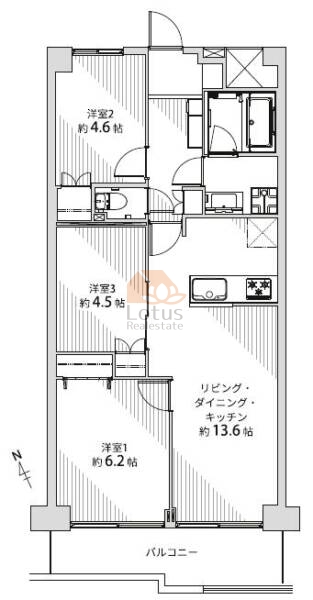 ガーデンプラザ柴又903間取図