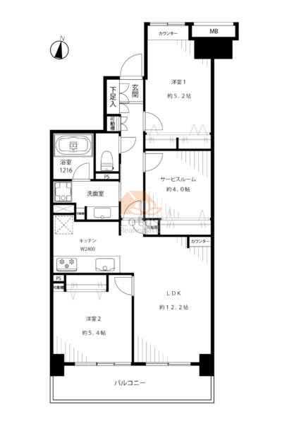 ザウィンベル竹ノ塚506間取図