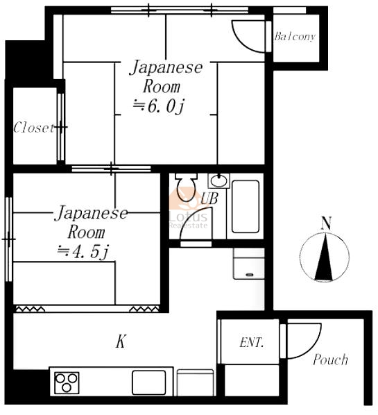 パシフィックニュー豊玉604間取図