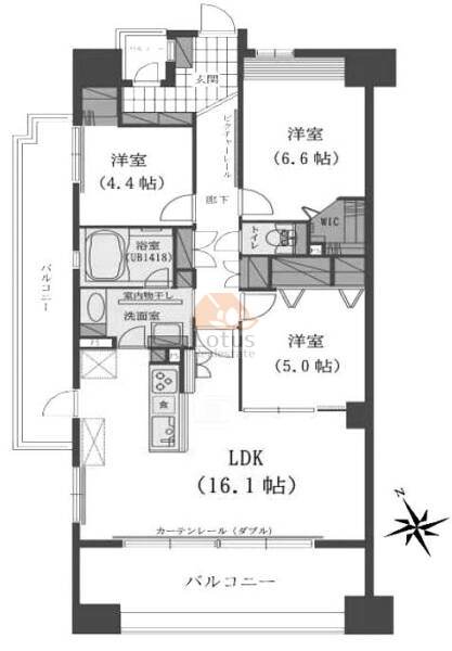 エムステージイースティア501間取図