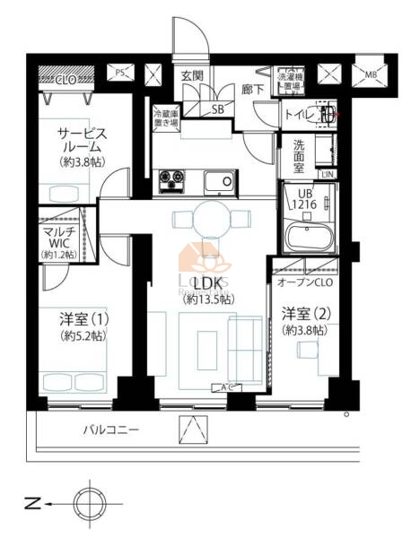 外神田永谷タウンプラザ1001間取図