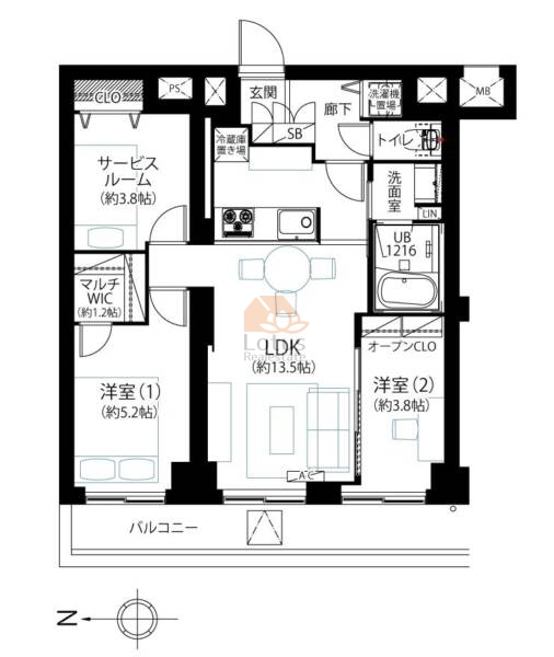 外神田永谷タウンプラザ1002間取図