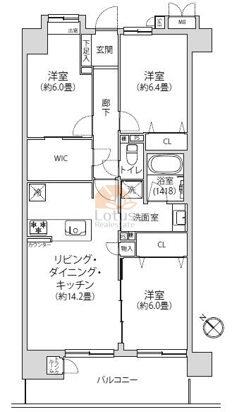 アルファグランデ南小岩303間取図