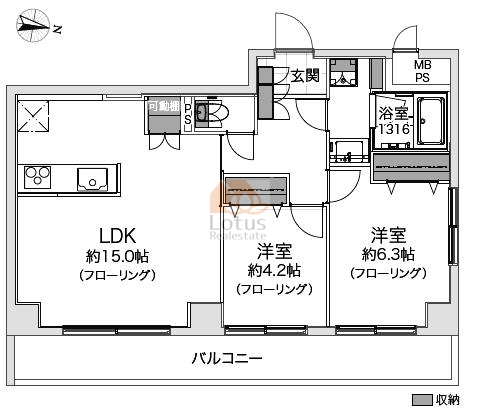 ステラレジデンス高円寺701間取図