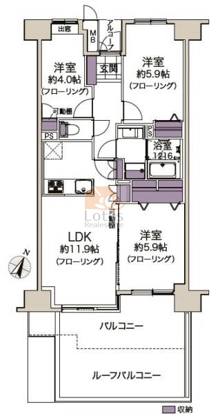 アーバンハイツ巣鴨305間取図