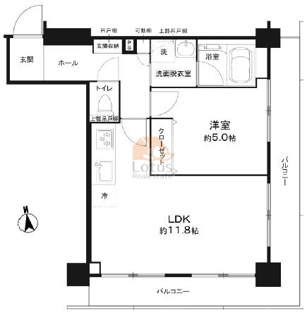 パラストすみだ504間取図