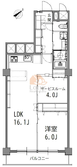 西荻窪スカイハイツ603間取図