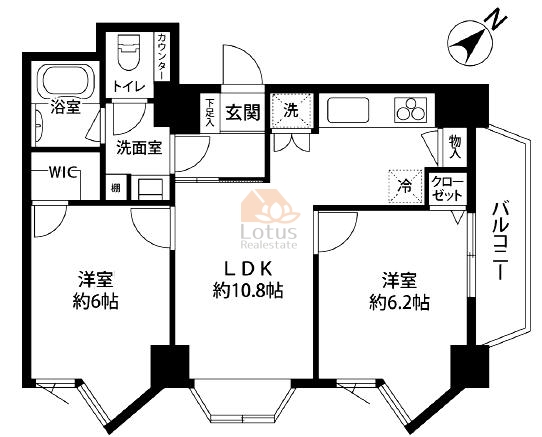 戸越パレス803間取図