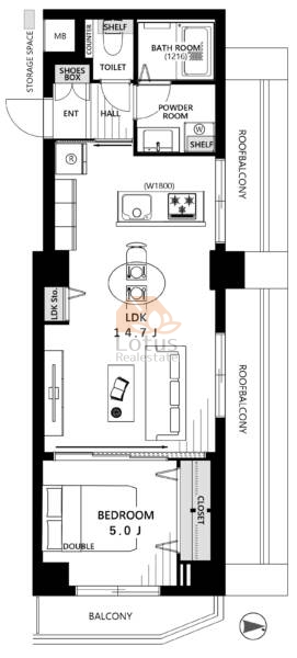 エルニシア亀戸502間取図