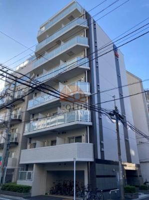 スカイコートパレス押上Ⅲ外観１｜スカイコートパレス押上Ⅲは、8階建てのマンションです。