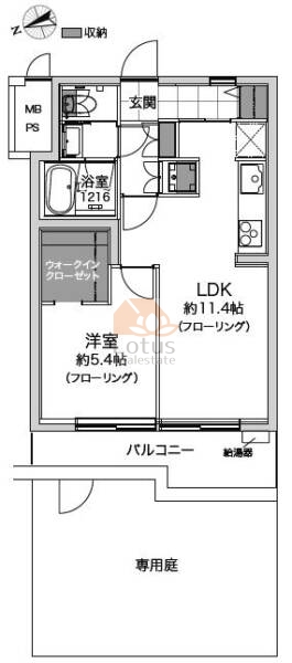 ライオンズマンション新宿原町109間取図