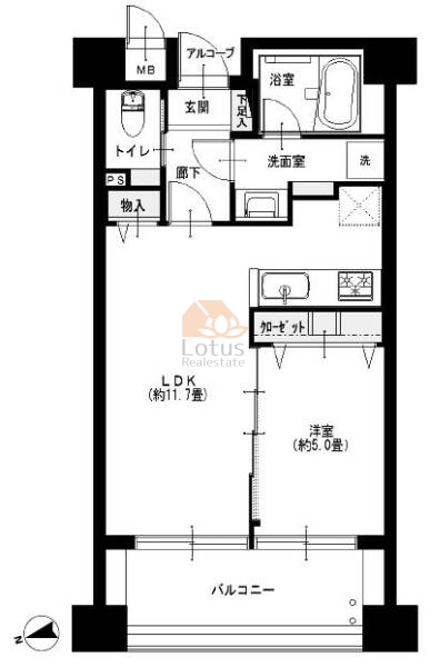 スターロワイヤル南大井304間取図