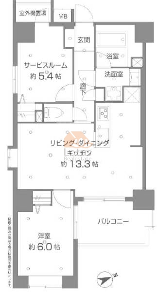 ライオンズマンション浅草橋202間取図