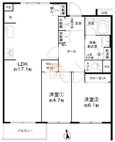 ファクスパレス町屋302間取図