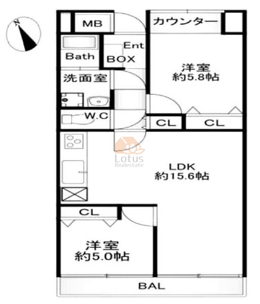 船堀パークファミリア902間取図