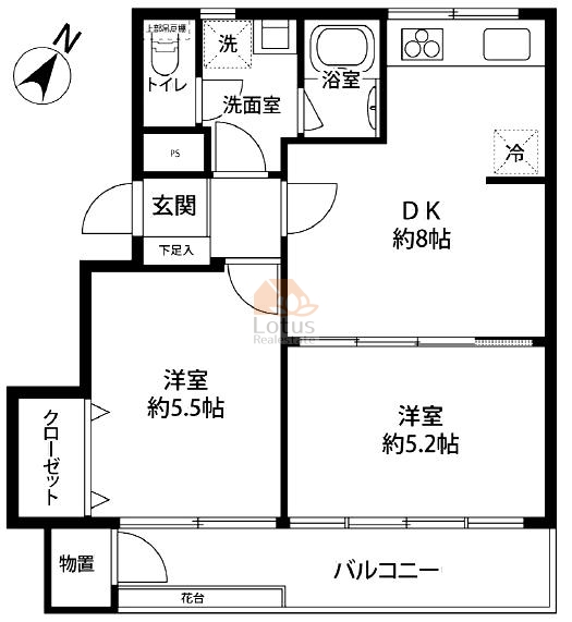エンゼルハイム神楽坂204間取図