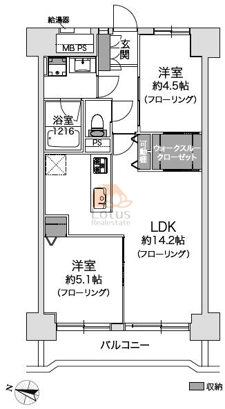 ライオンズマンション南品川304間取図
