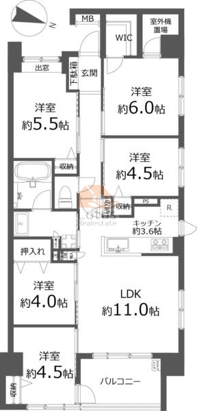 レーベンリヴァーレウィステージ209間取図