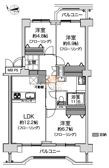 シティコープ千石213間取図