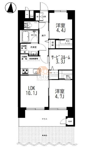 東建柏木マンション112間取図